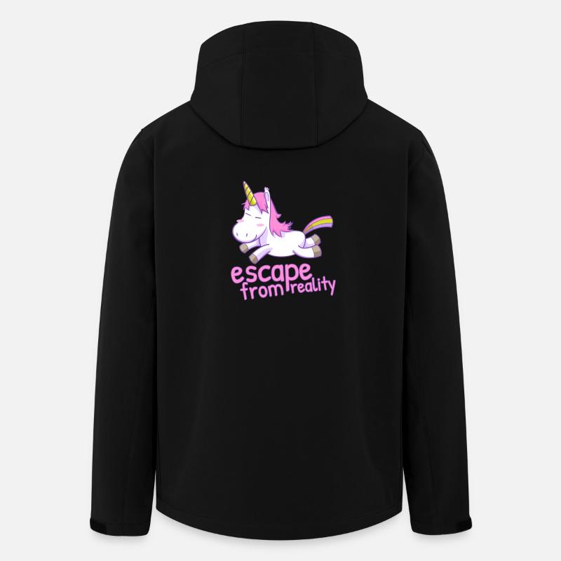 escapefromreality - Veste softshell homme en polyester recyclé Stanley/Stella - noir