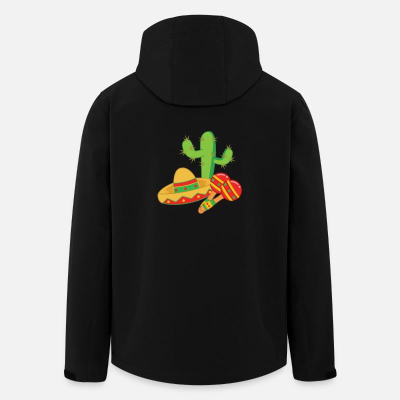 Mexico - Design Shirt - Men’s Recycled Softshell Jacket by Stanley/Stella - black