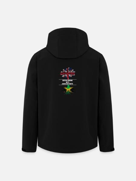 British grown - Men’s Recycled Softshell Jacket by Stanley/Stella - black