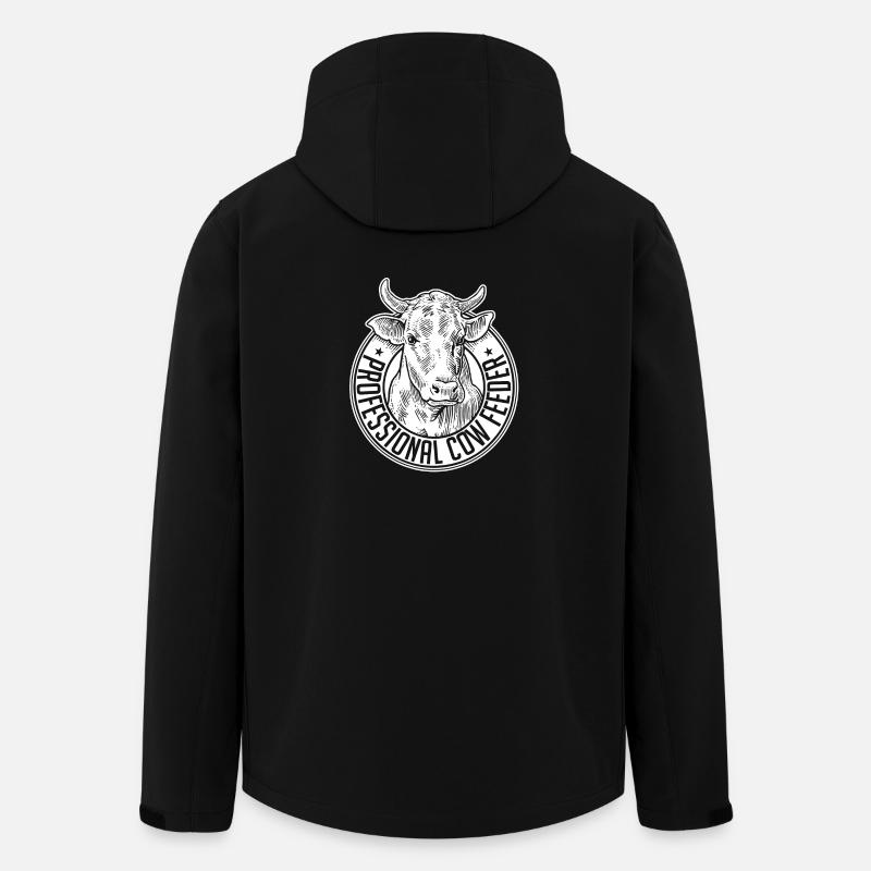 Alimentatore mucca professionale - Giacca softshell uomo in poliestere riciclato di Stanley/Stella - nero