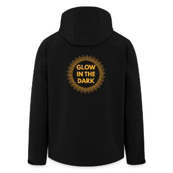 Sonnenfinsternis, Sonne, Geschenk, T-Shirt - Recycelte Männer Softshell-Jacke von Stanley/Stella - Schwarz - Hinten - AI Model Male 185 light (185cm)