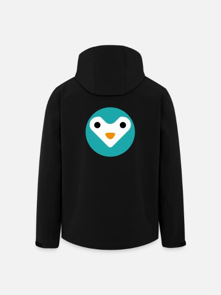 Minimalist sweet owl - Men’s Recycled Softshell Jacket by Stanley/Stella - black