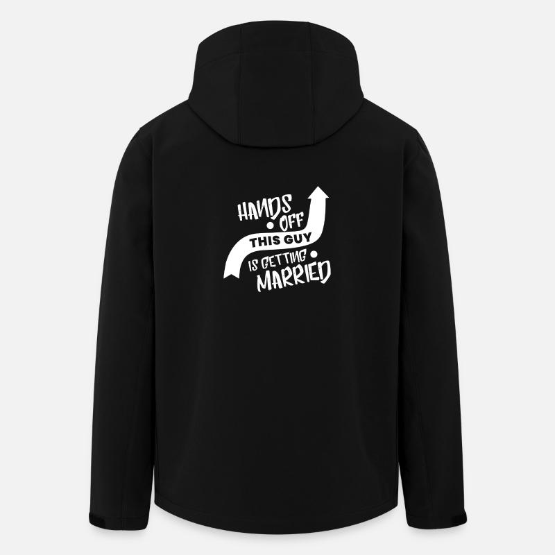 Mariage - Futur marié - Cadeau - Veste softshell homme en polyester recyclé Stanley/Stella - noir