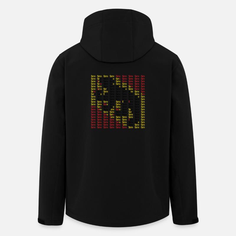 Le blason de Bern - Veste softshell homme en polyester recyclé Stanley/Stella - noir