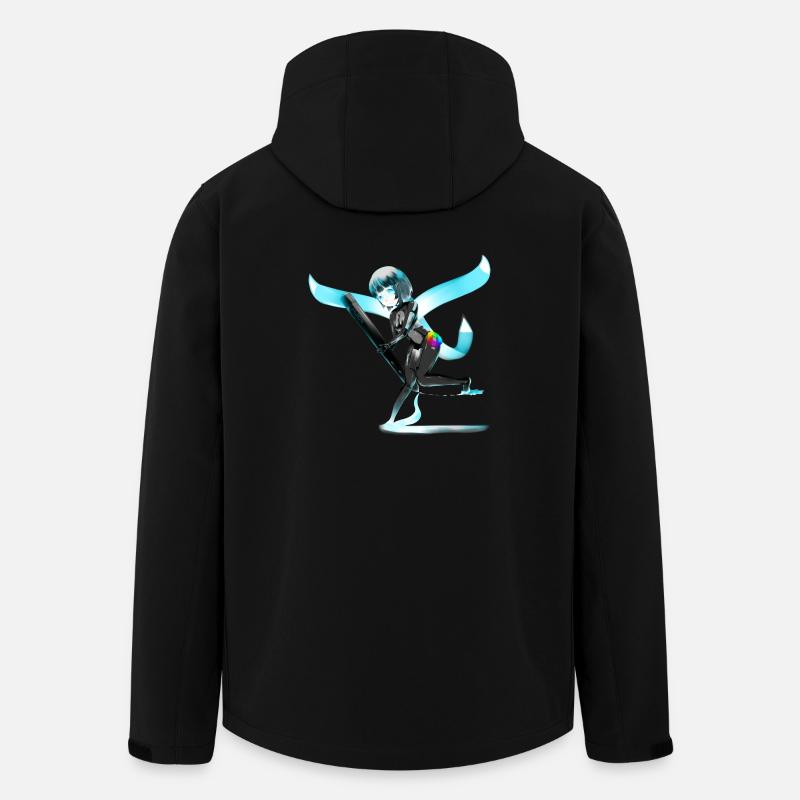 Huion OC Caractère - Veste softshell homme en polyester recyclé Stanley/Stella - noir