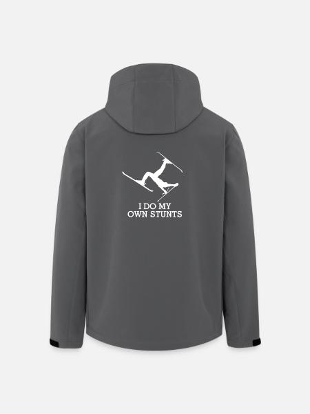 Skifahren - Recycelte Männer Softshell-Jacke von Stanley/Stella - Schwarz