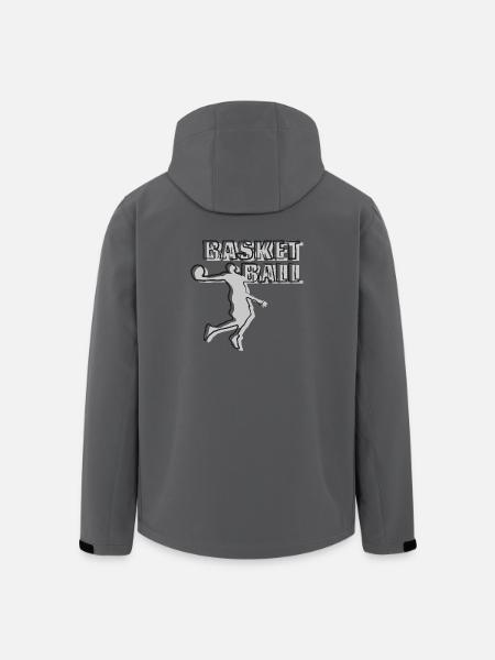 Sport Basketball - Recycelte Männer Softshell-Jacke von Stanley/Stella - Schwarz