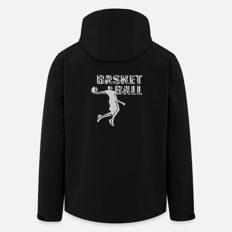Sport Basketball - Recycelte Männer Softshell-Jacke von Stanley/Stella - Schwarz