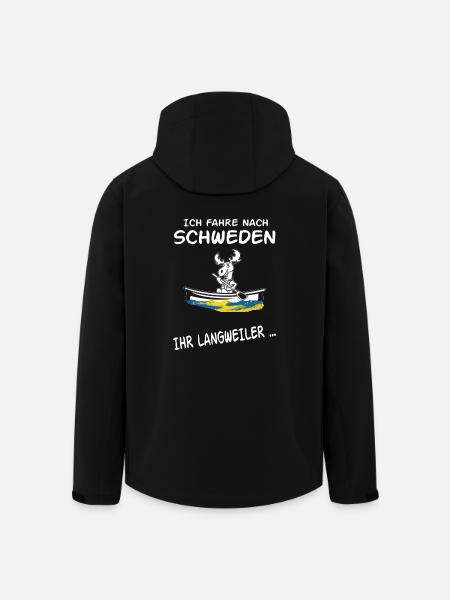 Langweiler Schweden - Recycelte Männer Softshell-Jacke von Stanley/Stella - Schwarz
