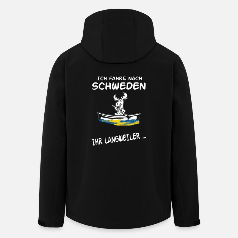 Langweiler Schweden - Recycelte Männer Softshell-Jacke von Stanley/Stella - Schwarz