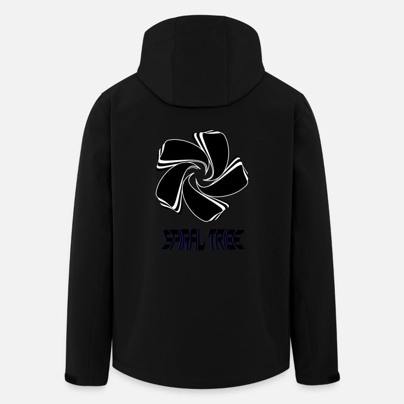 Spiral Tribe - Veste softshell homme en polyester recyclé Stanley/Stella - noir