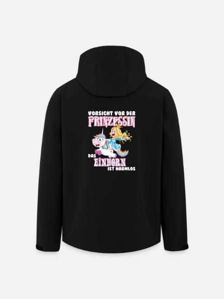 Einhorn - Recycelte Männer Softshell-Jacke von Stanley/Stella - Schwarz