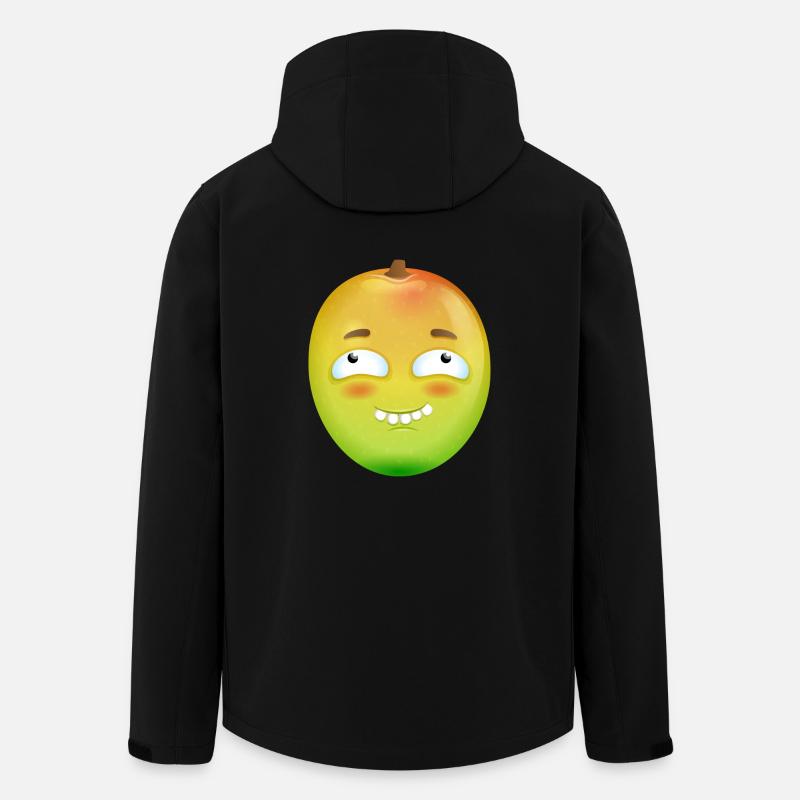 mango fruit003 - Men’s Recycled Softshell Jacket by Stanley/Stella - black