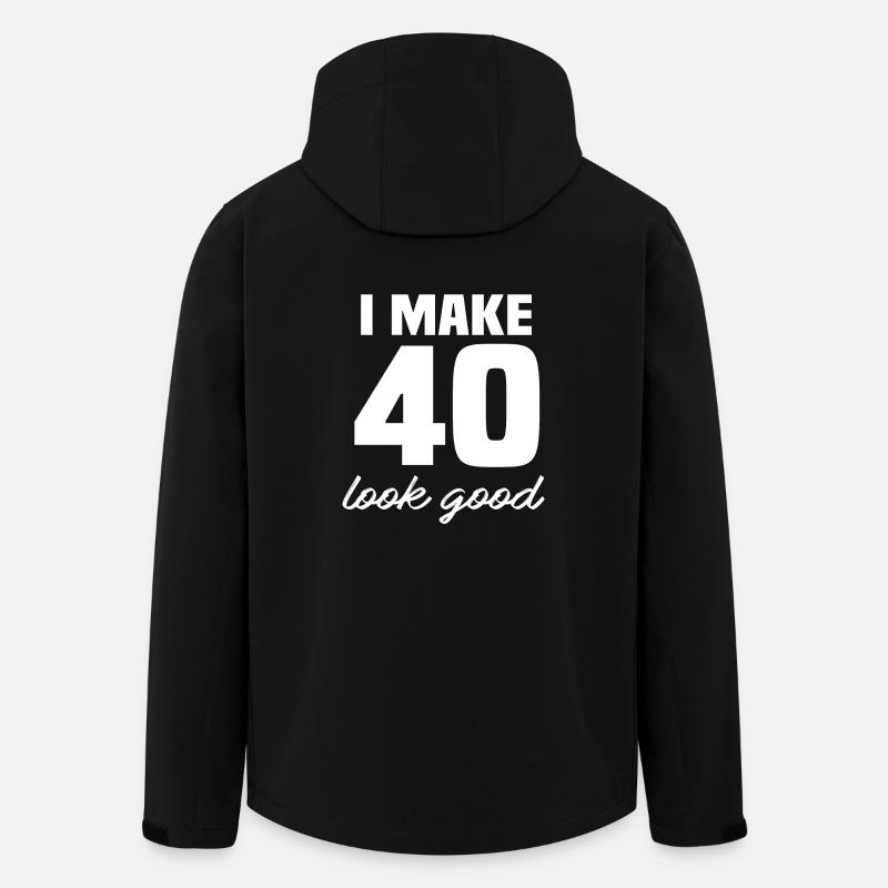 40 years - Men’s Recycled Softshell Jacket by Stanley/Stella - black
