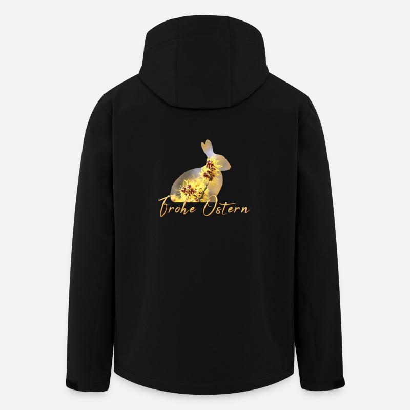 Frohe Ostern - Recycelte Männer Softshell-Jacke von Stanley/Stella - Schwarz