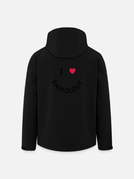 I love Radiology - Men’s Recycled Softshell Jacket by Stanley/Stella - black