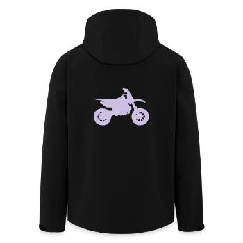 tr_moto - Veste softshell homme en polyester recyclé Stanley/Stella - noir - Dos - AI Model Male 185 light (185cm)