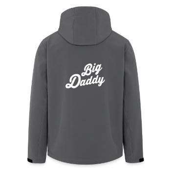 Big daddy - Veste softshell homme en polyester recyclé Stanley/Stella - charbon - Dos - AI Model Male 185 light (185cm)