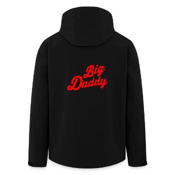 Big daddy - Veste softshell homme en polyester recyclé Stanley/Stella - noir - Dos - AI Model Male 185 light (185cm)