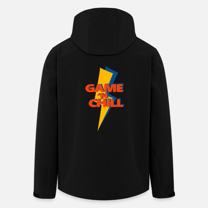 Spiel ‚n Schauer - Recycelte Männer Softshell-Jacke von Stanley/Stella - Schwarz