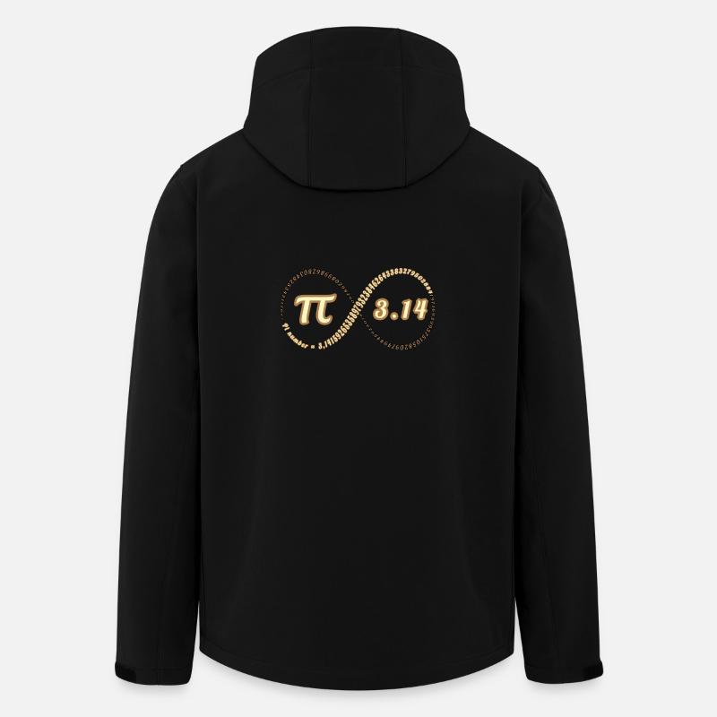 Fascinant nombre Pi - Veste softshell homme en polyester recyclé Stanley/Stella - noir