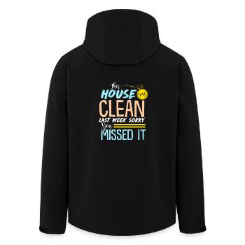 Clean House - Cadeau - Chemise - Veste softshell homme en polyester recyclé Stanley/Stella - noir - Dos - AI Model Male 185 light (185cm)
