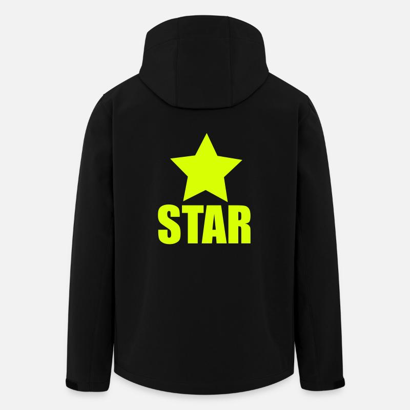 STAR - Recycelte Männer Softshell-Jacke Discoverer von Stanley/Stella - Schwarz