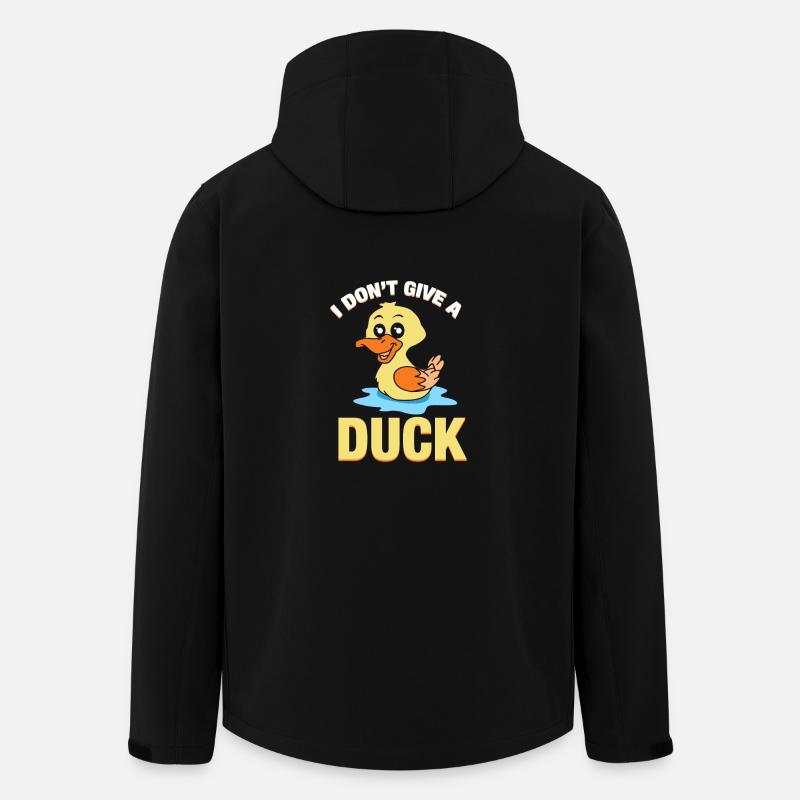 Funny Duck - Men’s Recycled Softshell Jacket by Stanley/Stella - black