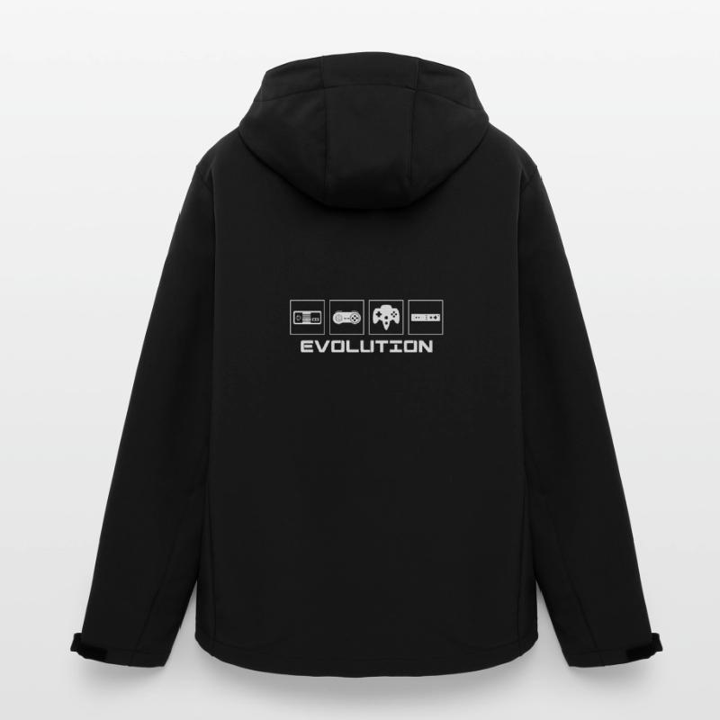 Die Videospiele Evolution - Geschenk Recycelte Männer Softshell-Jacke von Stanley/Stella
