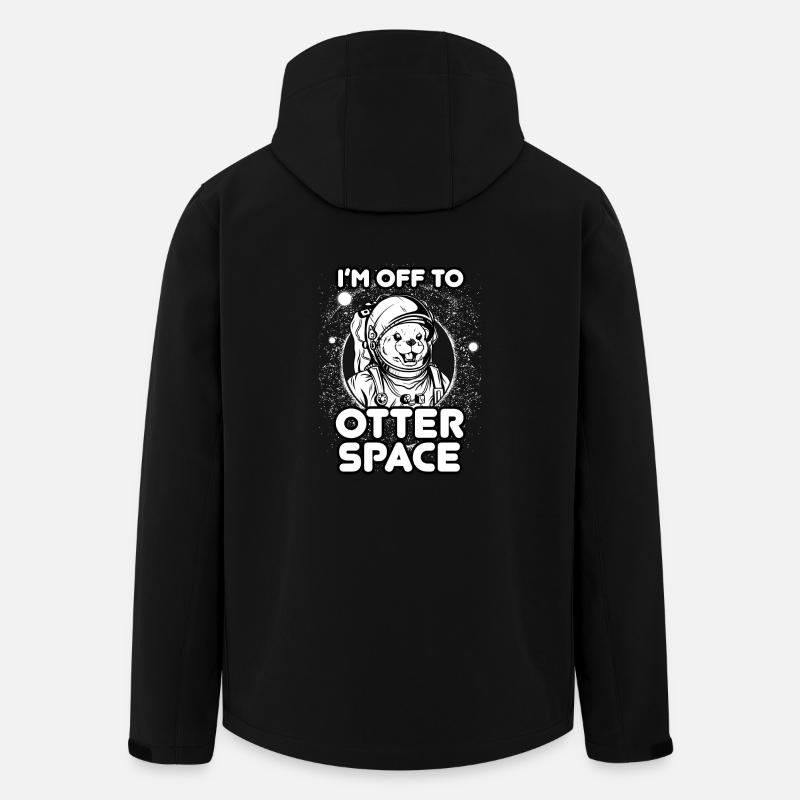 OTTER SPACE - Recycelte Männer Softshell-Jacke von Stanley/Stella - Schwarz