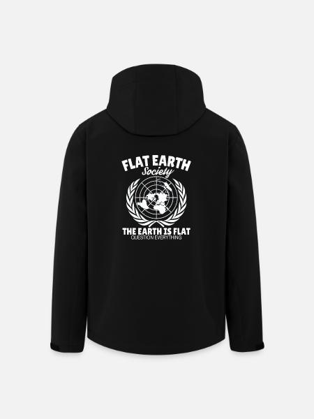 Flache Erde Astrologie Flat Earth Erde Geschenk - Recycelte Männer Softshell-Jacke von Stanley/Stella - Schwarz