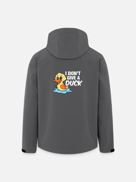 Funny Duck - Stanley/Stella herre softshelljakke i genanvendt polyester - sort