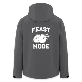 Feast Mode - Men’s Recycled Softshell Jacket by Stanley/Stella - anthracite - Back - AI Model Male 185 light (185cm)