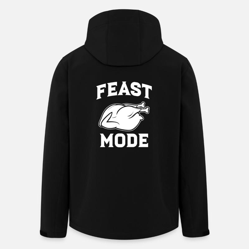 Feast Mode - Men’s Recycled Softshell Jacket by Stanley/Stella - black