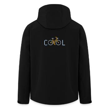 Cool vélo Enfant Cadeau Bébé Drôle - Veste softshell homme en polyester recyclé Stanley/Stella - noir - Dos - AI Model Male 185 light (185cm)