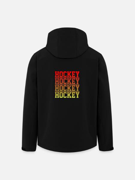 Hockey - Recycelte Männer Softshell-Jacke von Stanley/Stella - Schwarz