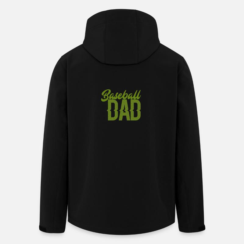 baseball papa - Veste softshell homme en polyester recyclé Stanley/Stella - noir