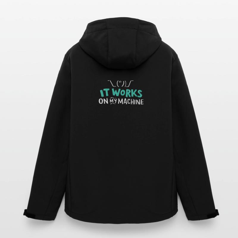 Coder Coder Informatique Développeur T-Shirt Veste softshell homme en polyester recyclé Stanley/Stella
