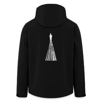 Best Dad Gift Father's Day Best Father Shirt - Men’s Recycled Softshell Jacket by Stanley/Stella - black - Back - AI Model Male 185 light (185cm)