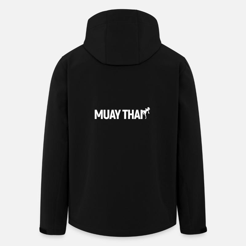 Muay Thai - Veste softshell homme en polyester recyclé Stanley/Stella - noir