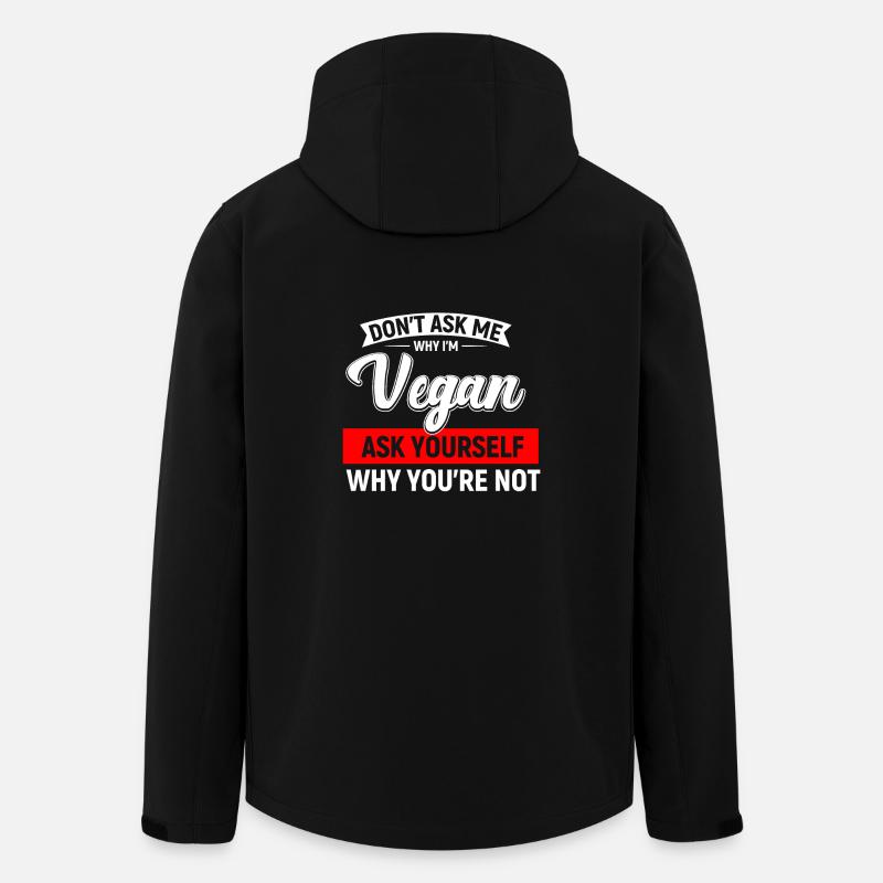 végétaliens - Veste softshell homme en polyester recyclé Discoverer Stanley/Stella - noir