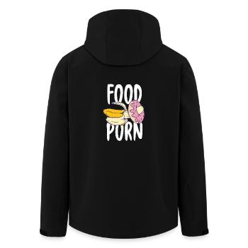 Banana Gift Food Porn Donut Shirt - Veste softshell homme en polyester recyclé Stanley/Stella - noir - Dos - AI Model Male 185 light (185cm)