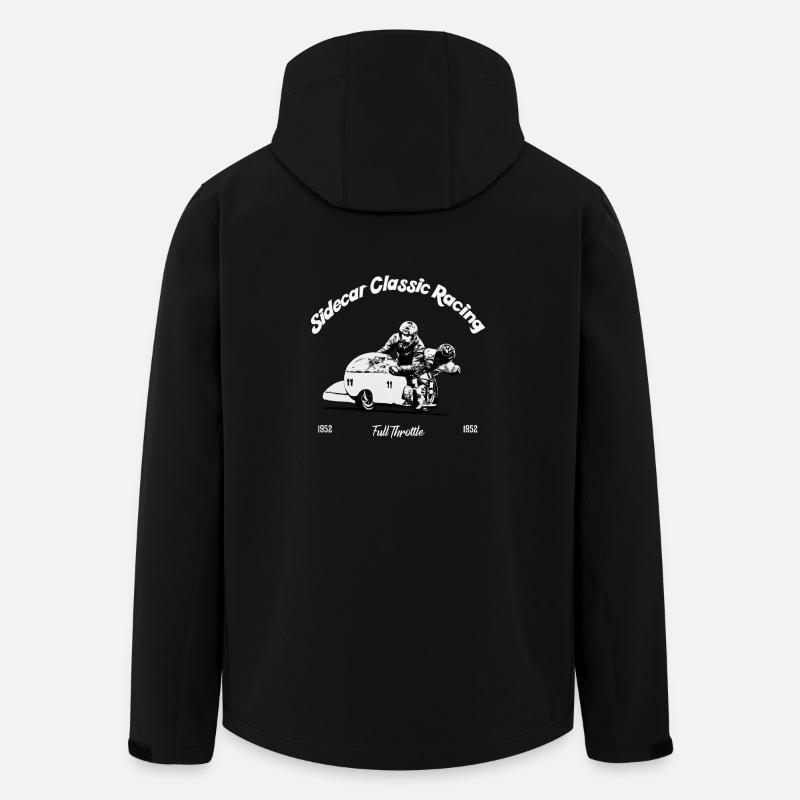 Sidecar Classic Racing - Men’s Recycled Softshell Jacket by Stanley/Stella - black