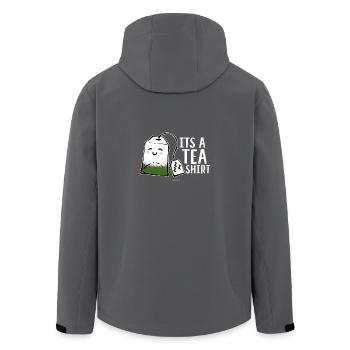 Tee Shirt drôle cadeau de T-shirt - Veste softshell homme en polyester recyclé Stanley/Stella - charbon - Dos - AI Model Male 185 light (185cm)