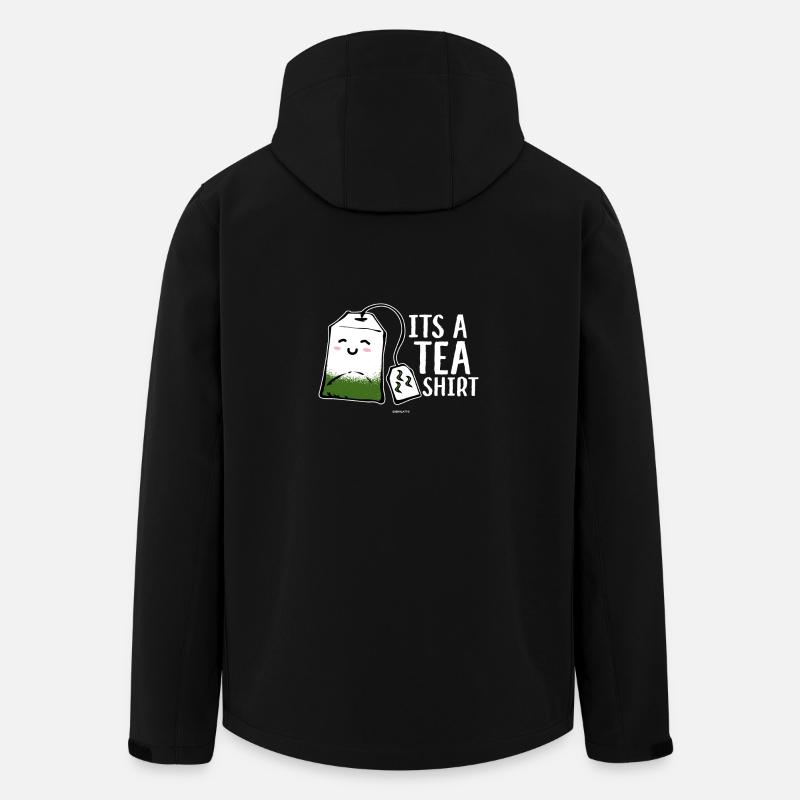 Tea Shirt lustiges T-Shirt Geschenk - Recycelte Männer Softshell-Jacke von Stanley/Stella - Schwarz