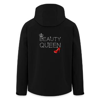 Beauty Queen Diamonds Heels Birthday Gift - Men’s Recycled Softshell Jacket by Stanley/Stella - black - Back - AI Model Male 185 light (185cm)