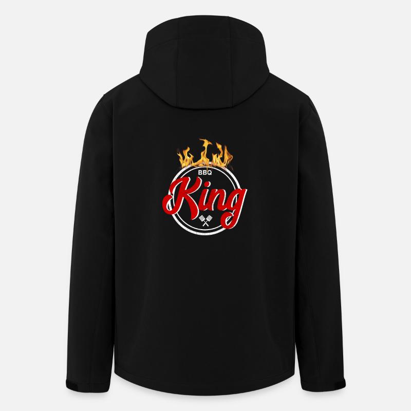 Grill König - BBQ King - Men’s Recycled Softshell Jacket by Stanley/Stella - black