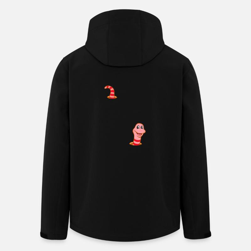 Orm i ormen - Softshelljakke herre i resirkulert polyester Stanley/Stella - svart