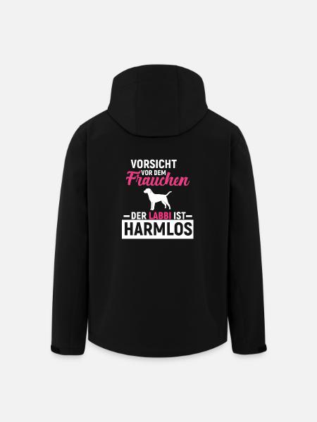 Labrador Retriever - Recycelte Männer Softshell-Jacke von Stanley/Stella - Schwarz