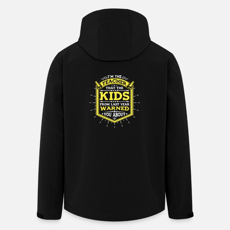 Teacher’s Warning - Veste softshell homme en polyester recyclé Stanley/Stella - noir